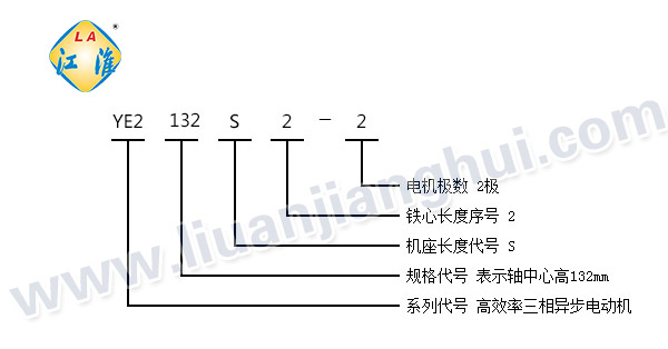 YE2三相異步電動機(jī)_型號意義說明_六安江淮電機(jī)有限公司